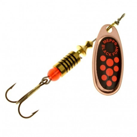 Spinner BLACK FURY-2 4,5g vask/oranžid täpid