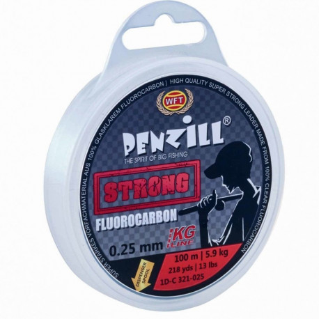 Fishing line WFT Penzill Fluorocarbon, strong 100m 5,9kg 0,25mm
