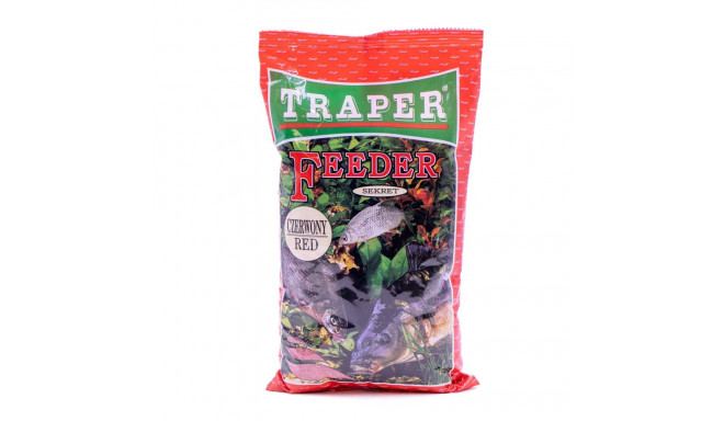 Groundbait TRAPER Sekret Feeder 1kg Raudona