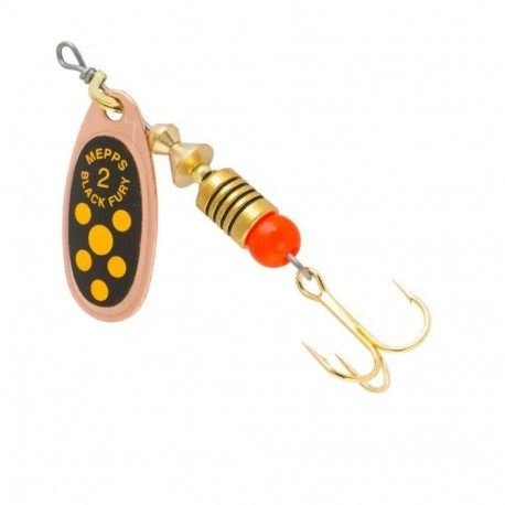 Spinner BLACK FURY-2 4,5g vask/kollased täpid