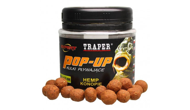 Прикормка TRAPER Floating Boilies Hemp 12мм 50г