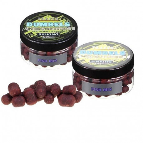 Groundbait TRAPER Method Feeder Skęstančios granulės Žuvies mišinys 8-10mm 50g