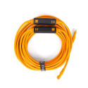TetherPro USB-C to USB-C 9.4m Right Angle | Orange
