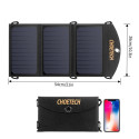 Choetech SC001 solar foldable charger 19W 2x USB-A - black