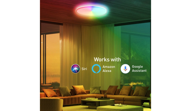 Tellur Smart WiFi Ceiling Light, RGB 24W, Round, White