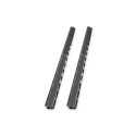 Vertical cable organizer (duct) 42U 1865x93x82mm, black, set of 2 pcs.
