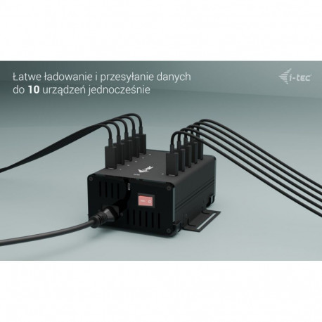 i-tec USB-C/A laadimisjaotur 10x15W USB-C