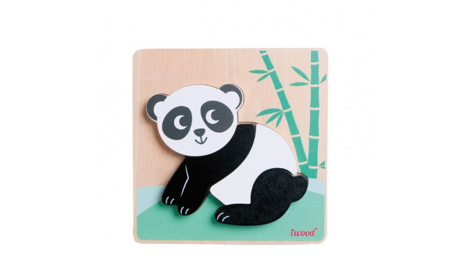 iWood puidust pusle Animal Panda