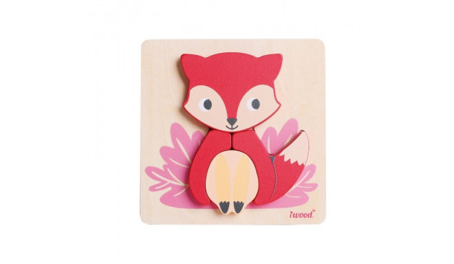 Animal Puzzle Fox wooden