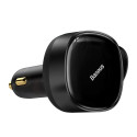 Baseus car charger Enjoyment Retractable 2w1 30W black with cable 1x USB-C 1x Lightning