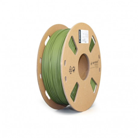 GEMBIRD PLA-filament matt 1.75mm 1kg, sõjaväeroheline