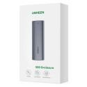 UGREEN CM400 M.2 B-klahviga kõvakettakapp, NGFF, SATA (hall)