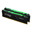 Kingston 16GB 3600MT/s DDR4 CL17 DIMM (Kit of 2) FURY Beast RGB