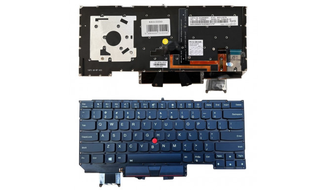 Keyboard LENOVO X1 Carbon Gen 6, with Trackpoint, with Backlight, US