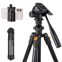 K&F Concept K234A0 video tripod with 3D head and phone holder