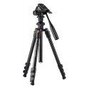 K&F Concept K234A0 video tripod with 3D head and phone holder