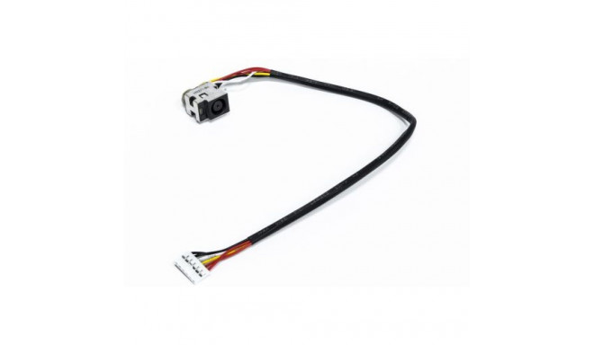 Power jack with cable, HP DV6 Series