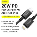 Baseus  Superior Series Fast Charging Cable Type-C / Lightning / PD / 20W / 1m