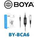 BOYA Adapter cable, XLR to TRRS Black EU