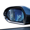 Baseus 0.15mm Rainproof Film for Car Rear-View Mirror (Oval 2 pcs/pack 135*95mm)Transparent