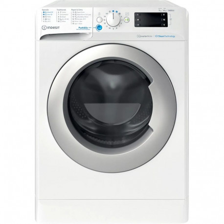 Indesit BDE 76435 WSV EE energiatõhususklass B/D eestlaetav pesumasin kuivatiga 7 kg 1351 p/min süga