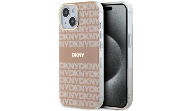 DKNY IML Mono & Stripe MagSafe case for iPhone 15 / 14 / 13 - pink