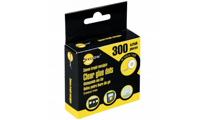 Clear glue dots roll Yellow One YL-10300