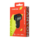 CANYON car charger C-07 QC 3.0 2.4A/3USB-A Black