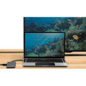 Adapter USB-C - HDMI, 2x USB 3.0, SD, TF, PD60W + M.2 NGFF SSD Case