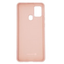 Evelatus Premium Soft Touch nano silikoonümbris Samsung Galaxy A21s (A217F) jaoks Beež