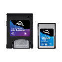 OWC CFEXPRESS ATLAS PRO R1850/W1700/VPG200 (TYPE A), CFX A TO B ADAPTER INCL. - 480GB