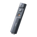 Baseus Orange Dot Multifunctionale remote control for presentation, with a laser pointer - gray