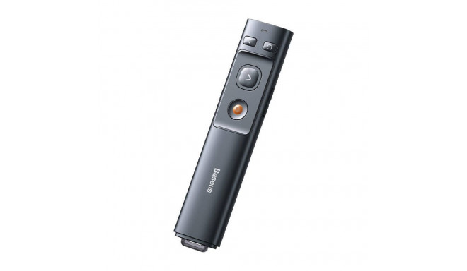 Baseus Orange Dot Multifunctionale remote control for presentation, with a laser pointer - gray