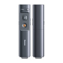 Baseus Orange Dot Multifunctionale remote control for presentation, with a laser pointer - gray