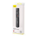 Baseus Orange Dot Multifunctionale remote control for presentation, with a laser pointer - gray