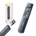 Baseus Orange Dot Multifunctionale remote control for presentation, with a laser pointer - gray