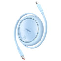 Baseus Free2Draw Mini Retractable Charging Cable Type-C to Type-C 100W 1m Galaxy Blue