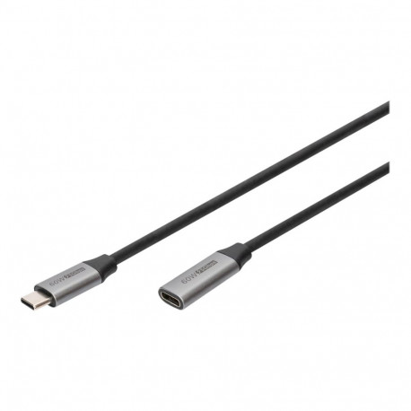 Digitus USB-C/M–USB-C/F pikenduskaabel DB-300230-010-S, USB-C to USB-C, USB-C jack