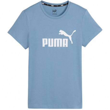 Koszulka damska Puma ESS Logo Tee niebieska 586775 20 M