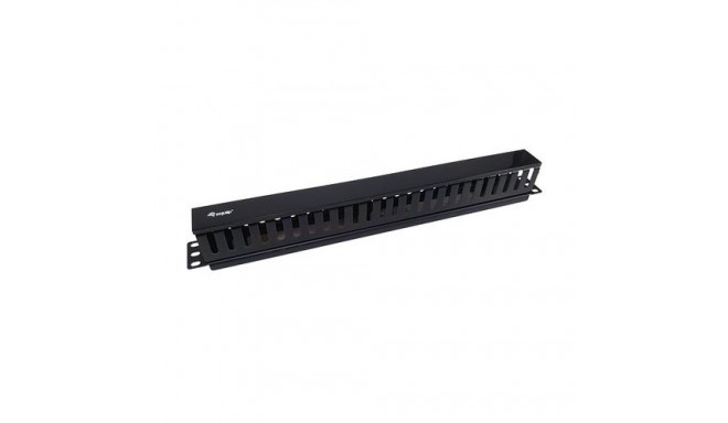 Equip 19&quot; Rack Mount Cable Management Panel, Black