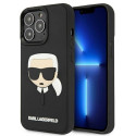 Karl Lagerfeld KLHCP13LKH3DBK iPhone 13 Pro / 13 6,1" czarny/black hardcase 3D Rubber Karl`s Head