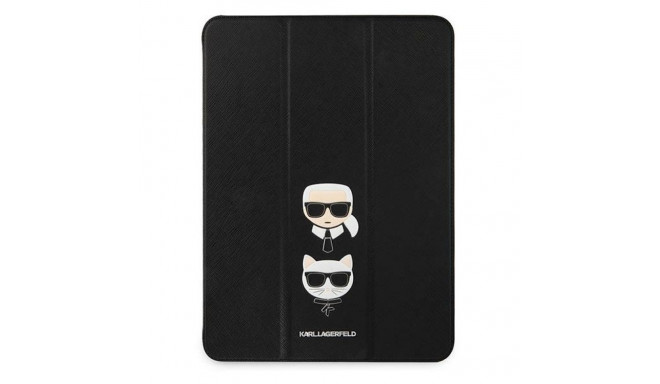 Karl Lagerfeld KLFC12OKCK iPad 12.9" Pro 2021 Book Cover czarny/black Saffiano Karl &Choupette