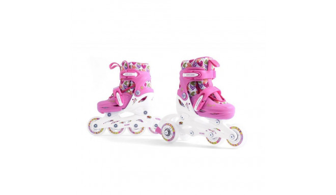 Smj Sport Hearts 2in1 roller skates + adjustable roller skates HS-TNK-000017130 (26-29)