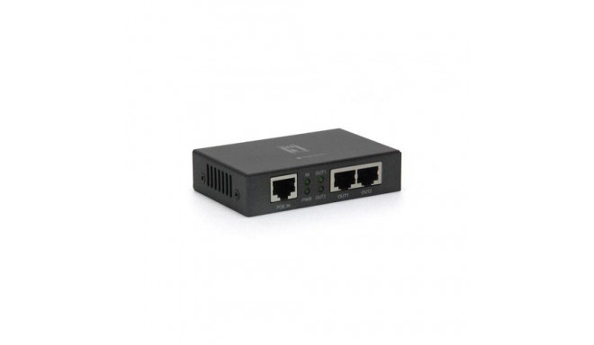 LevelOne PoE Repeater, 2 PoE Outputs, 802.3at/af PoE