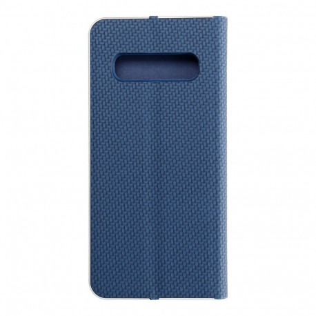 Case Luna Book Carbon Samsung Galaxy S10, blue