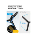 Spigen S560W Bluetooth Selfie Stick Tripod - Statyw na smartfon / uchwyt selfie stick (Czarny)