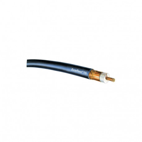 ECOFLEX 15 Standard coaxial cable 50ohm ø14,6mm 1m