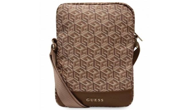 Guess Bag GUTB10HGCFSEW 10" brown/brown GCube Stripe Tablet Bag