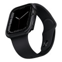 Uniq case Valencia Apple Watch Series 4/5/6/7/8/SE/SE2 45/44mm. graphite/graphite