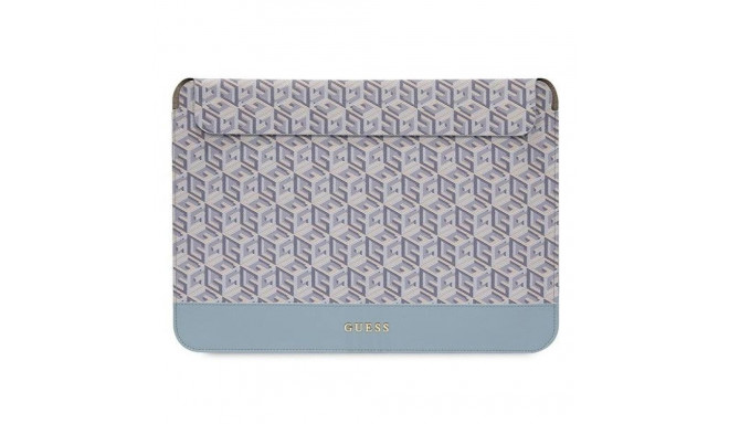 Guess GCube Stripes case for a 16" laptop - blue